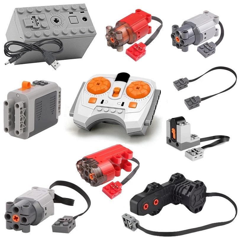 

Технічні блоки Servo PF Train Motor Power Functions MOC High-Tech Parts Bricks Accessories Technik Servo RC Motor