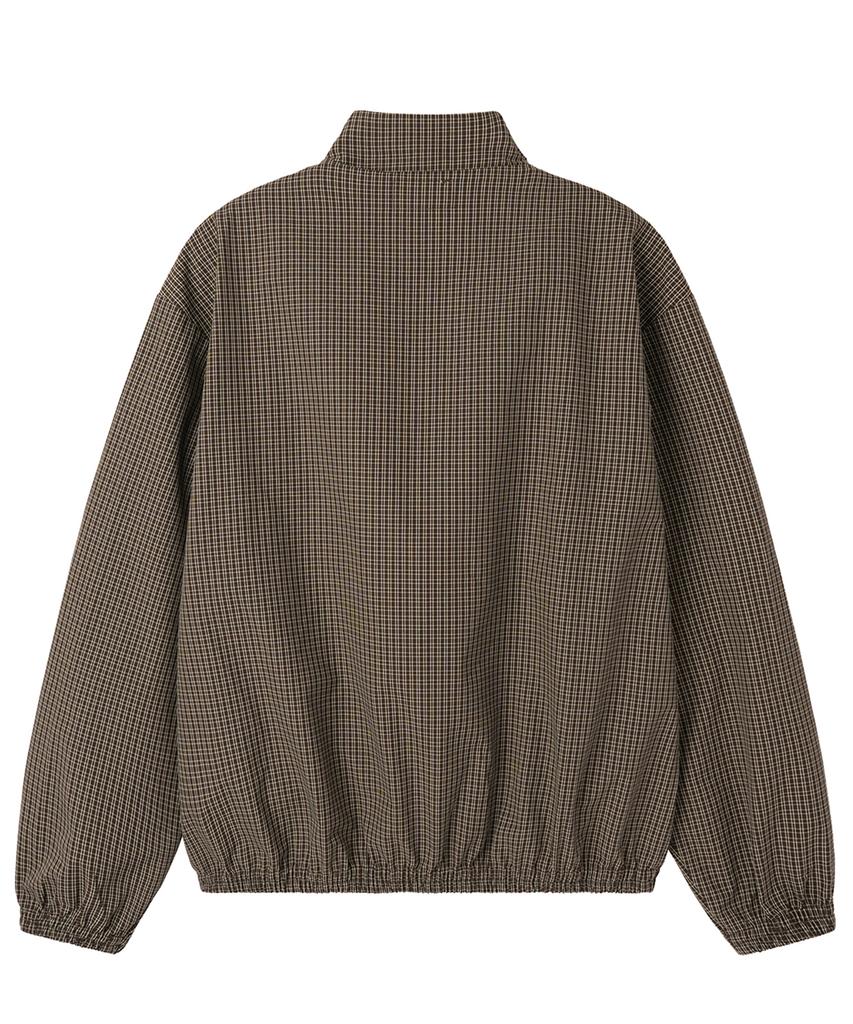 Offener Hof(Oy) O Logo Check Trainingsjacke - Braun
