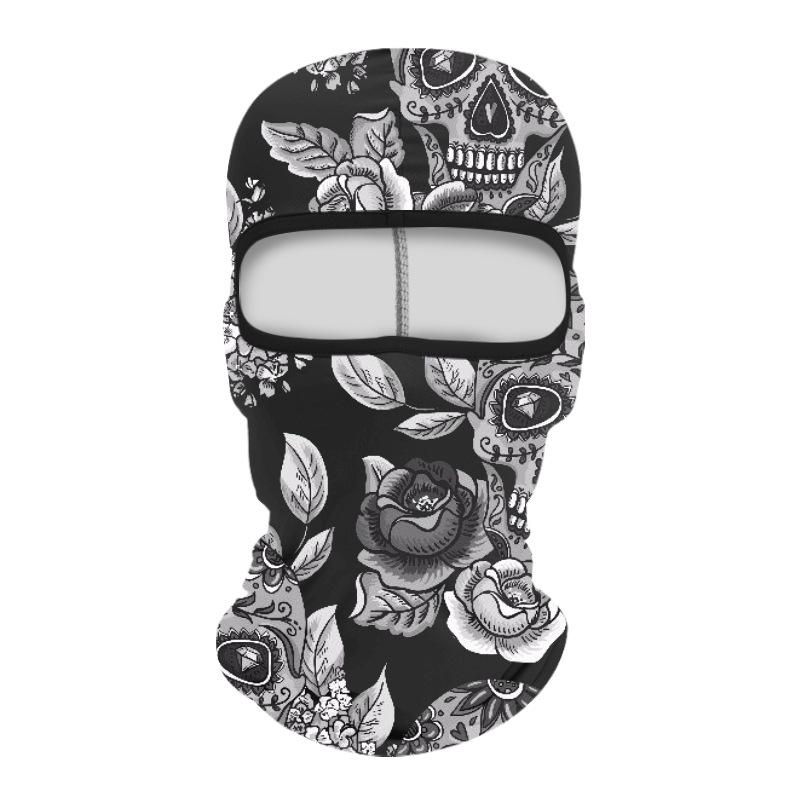 Atmungsaktive Sommer-Gesichtsmaske: Sonnencreme Sturmhaube für Radfahren, Klettern, Motorradfahren und Outdoor-Sportarten