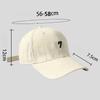 Fashion Soft Top Baseball Cap for Men Women New Corduroy Embroidered 3D Snapback Cap and Girls Small Face 58-60cm Gorras Bone