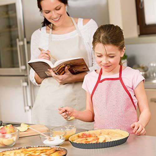 Moule à tarte - joeji's kitchen - 28 cm - anti-adhésif - base amovible - idéal pour quiche