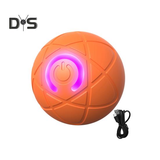 

1 шт./2 шт. Интерактивная катящаяся игрушка-мяч для домашних животных, перезаряжаемая через USB, автоматическая движущаяся игрушка-мяч, электрическая игрушка для собак со светодиодной подсветкой для маленьких/средних/больших собак F