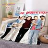 2025 Rock-One Direction Combinatio 1D Star Soft Blanket,Soft Throw Blanket for Home Bedroom Bed Sofa Picnic Travel Cover Gift