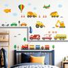 DECOWALL Transport Wall Stickers for DIY Wall Transfer Wall Art Stickers for Decorative Living Kitchens DS-8047 Kindergarten, Nursery, Kids' Rooms, -