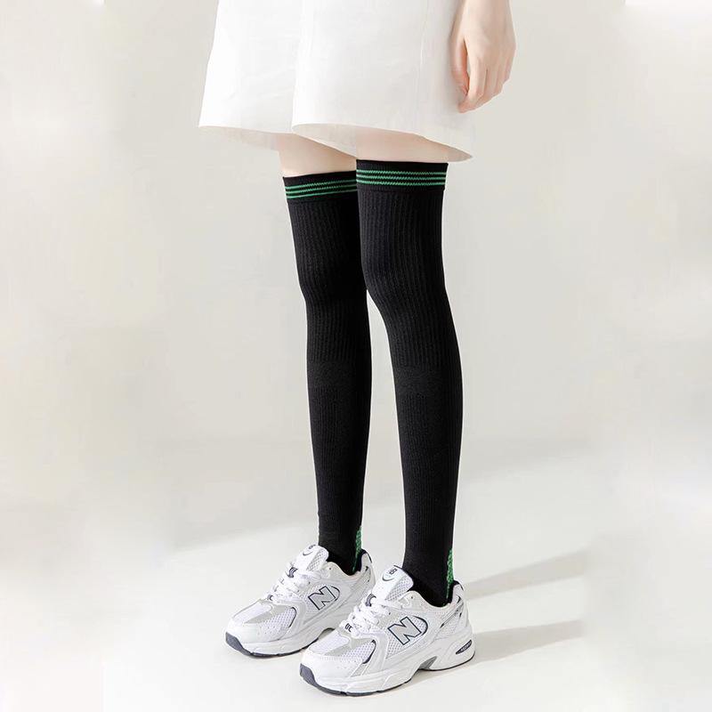 Women's Over-The-Knee Compression Socks for Running, Cycling, Marathon, Fitness, and Yoga - Slimming Leg Support.