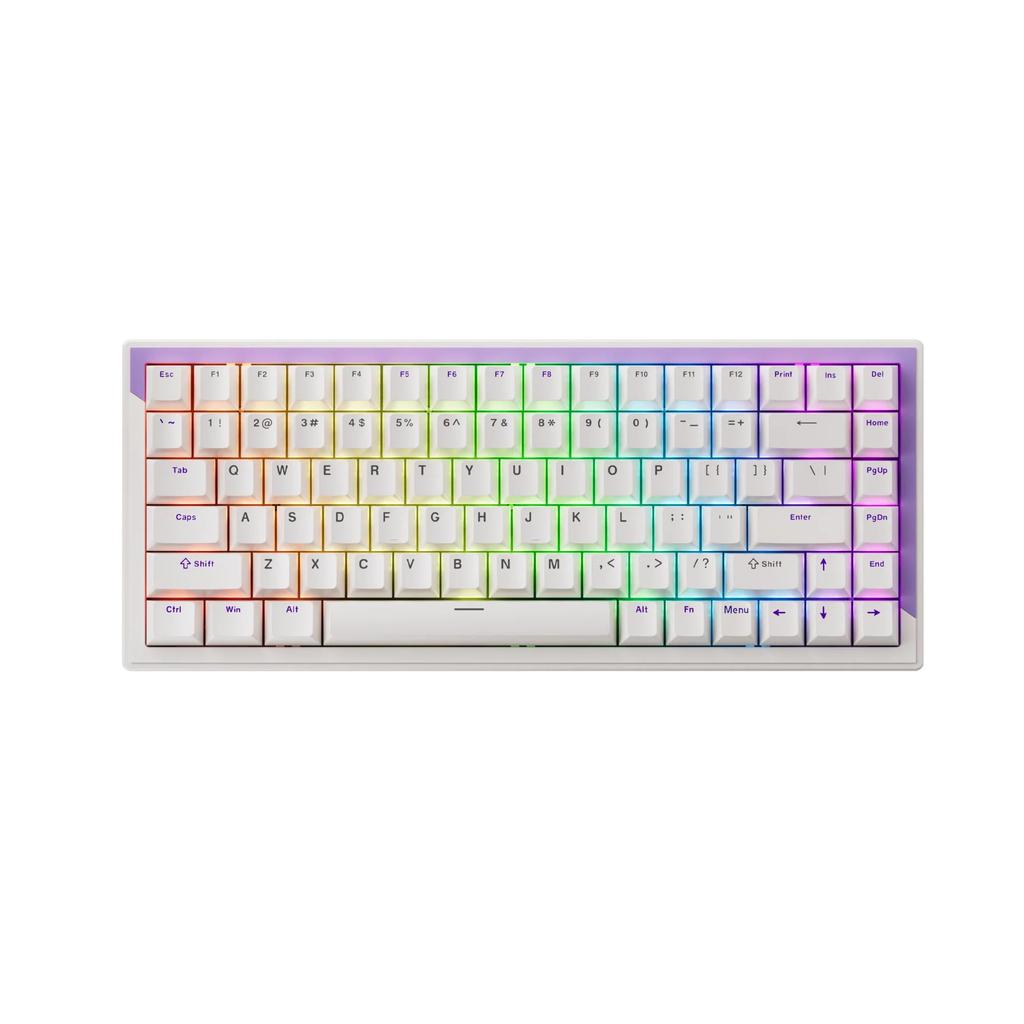 DrunkDeer G75 Rapid Trigger eSports Gaming Keyboard with Magnetic Adjustable Last Win English Purple Keyboard, Switches, Actuation, Mode, 75% Size,