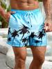 Sommer Strand Stil 3D Gedruckte Lockere Übergröße Schnelltrocknende Shorts