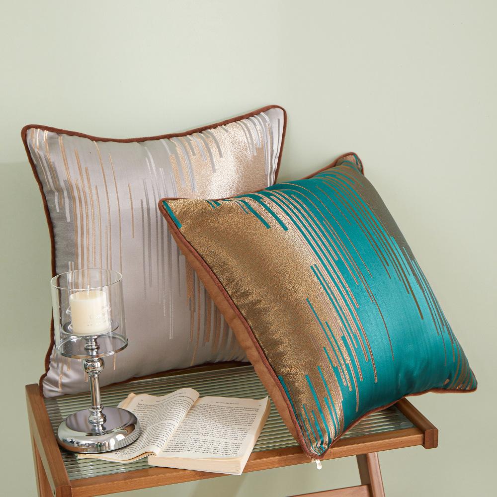 Pernă de spate Jacquard de înaltă precizie Pernă de lux ușor Pernă de pat Pernă de noptieră