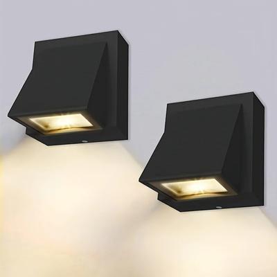 Novo LED Alumínio À Prova D'Água Arandela, Moderno Refletor de Parede Externo, 5W Montagem na Parede Luminária de Segurança Externa