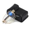 Bifocal Anti-Blue Light Folding Reading Glasses for Men & Women - Portable with Case for Near & Far Vision