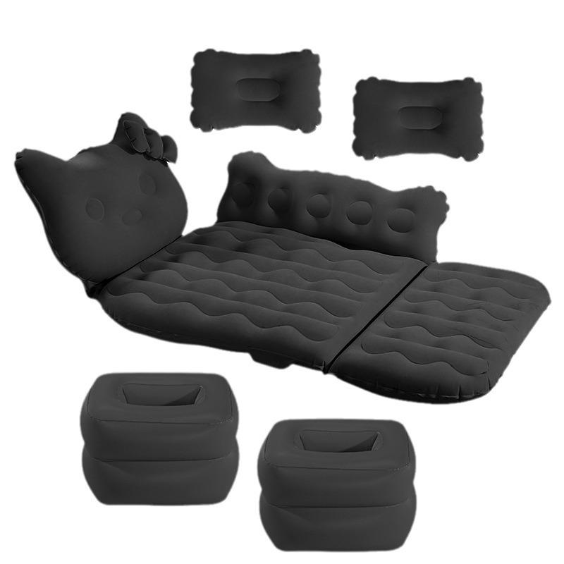 Car Inflatable Bed: 3/7 Split Folding Rear Seat Travel Mattress