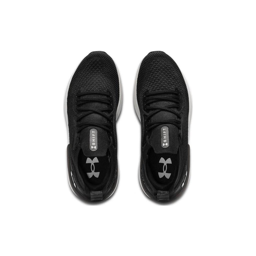 Under Armour Shift Versatile Comfortable Low-Top Casual Running Shoes Women sneaker Black White 3027777-001
