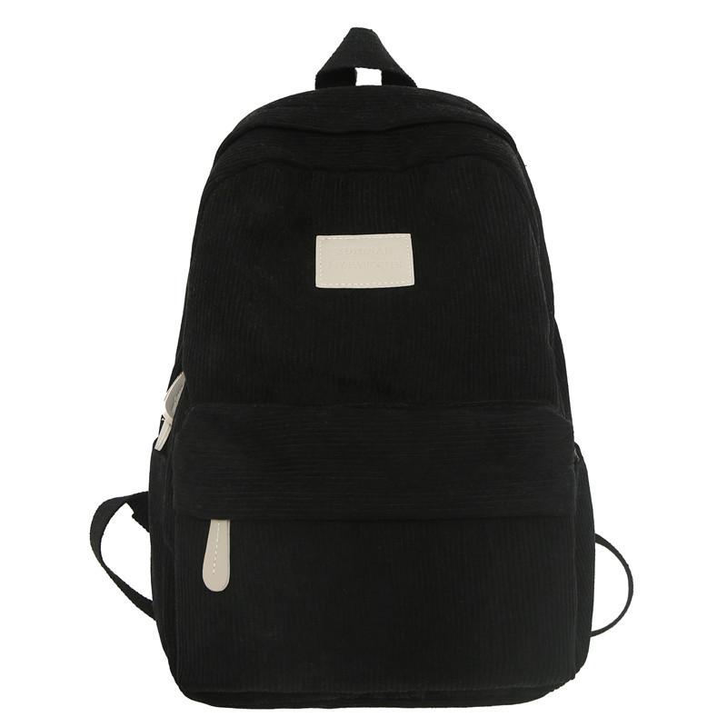 

Рюкзак Рюкзак большой емкости для мужчин и женщин Студенческая школьная сумка чёрный