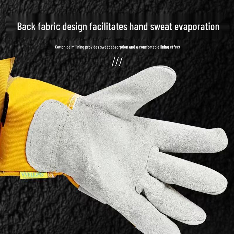 Milin Leather Palm Breathable Welding Gloves