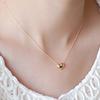 Elegant Tiny Drăguț Mici Dragoste Inimă Colier scurt Pandantiv Bijuterii simple pentru femei