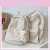 Backpack Color Solid School Bag Junior High College Students Unisex Design Gift