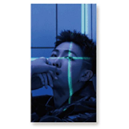 BTS 3D-Foto-Lentikular-Lesezeichen-Beweis, Version 2