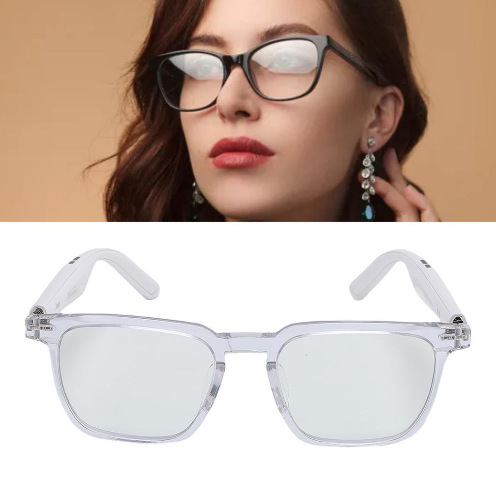 KI-Übersetzungsbrille   100 Sprachen Echtzeit Intelligente Übersetzerbrille mit integriertem Mikrofon und Lautsprecher für Reisen Musik und Anrufe