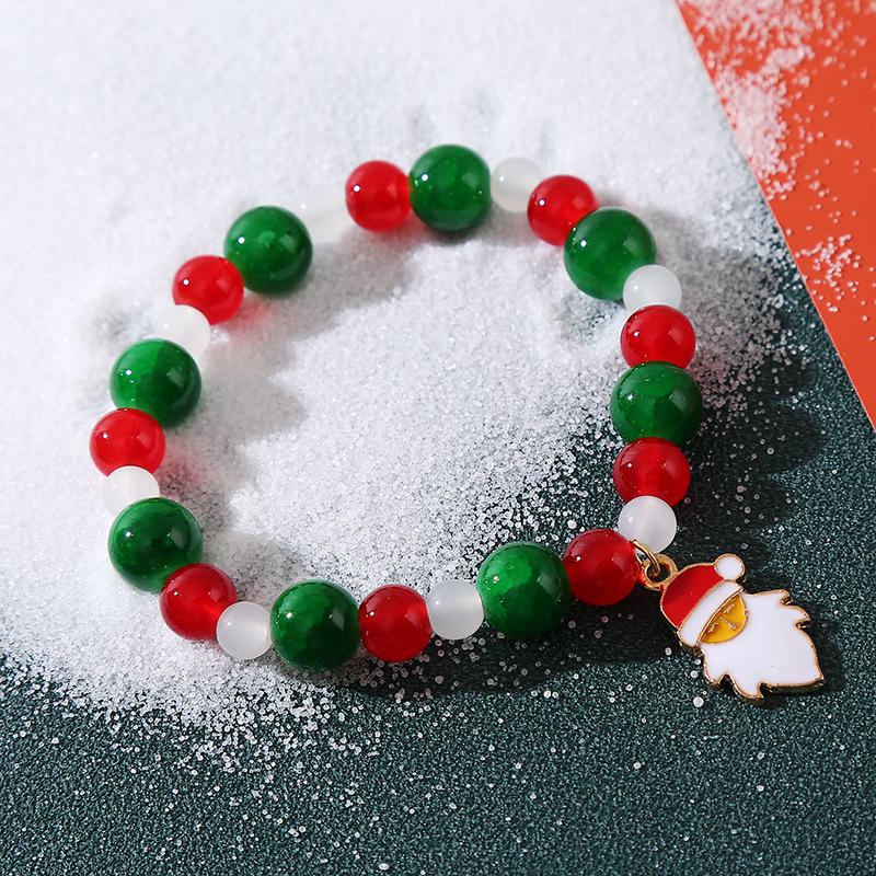 Christmas Style Crystal Beaded Women's Bracelet