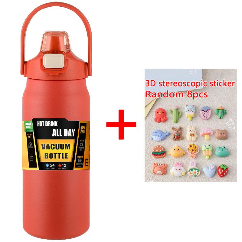 1.5L Nerezová Termo Láhev Velkoobjemová Termo Voda Přenosný Vakuový Hrnek Termoska 1500ml Izolovaný Pohár Tumbler