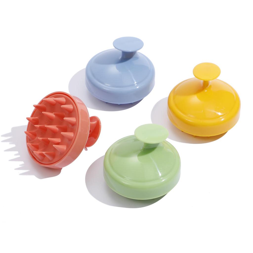 Silicone Scalp Massage Shampoo Brush Comb - Invigorates and Smooths Hair