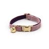 Cat Collar With Solid Color And Bell Decoration For Indoor And Outdoor Use