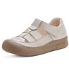 Real summer new muffin thick-soled Roman sandals women's soft-soled wide-soled feet fat feet medium mother shoes