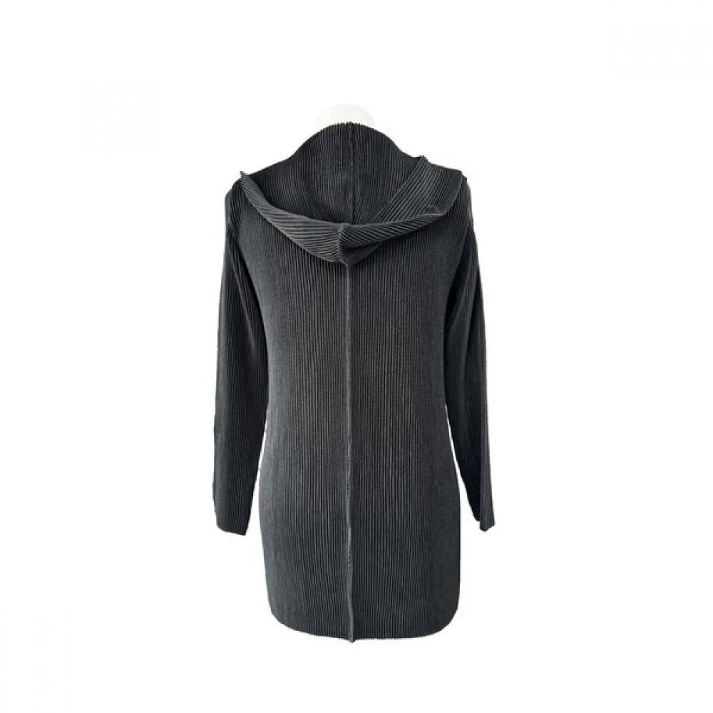 Specchio Long Hood Jacket Pleats 451 477