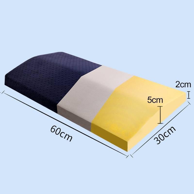 

Triangle Pillow Lumbar For Waist Protection Can Be Disassembled And Support Blue