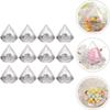 12 Pcs Diamond  Shaped  Clear  Acrylic  Candy Boxes  Weddings, Engagement Parties,  Birthdays, and Diamond Ring Themed Gifts