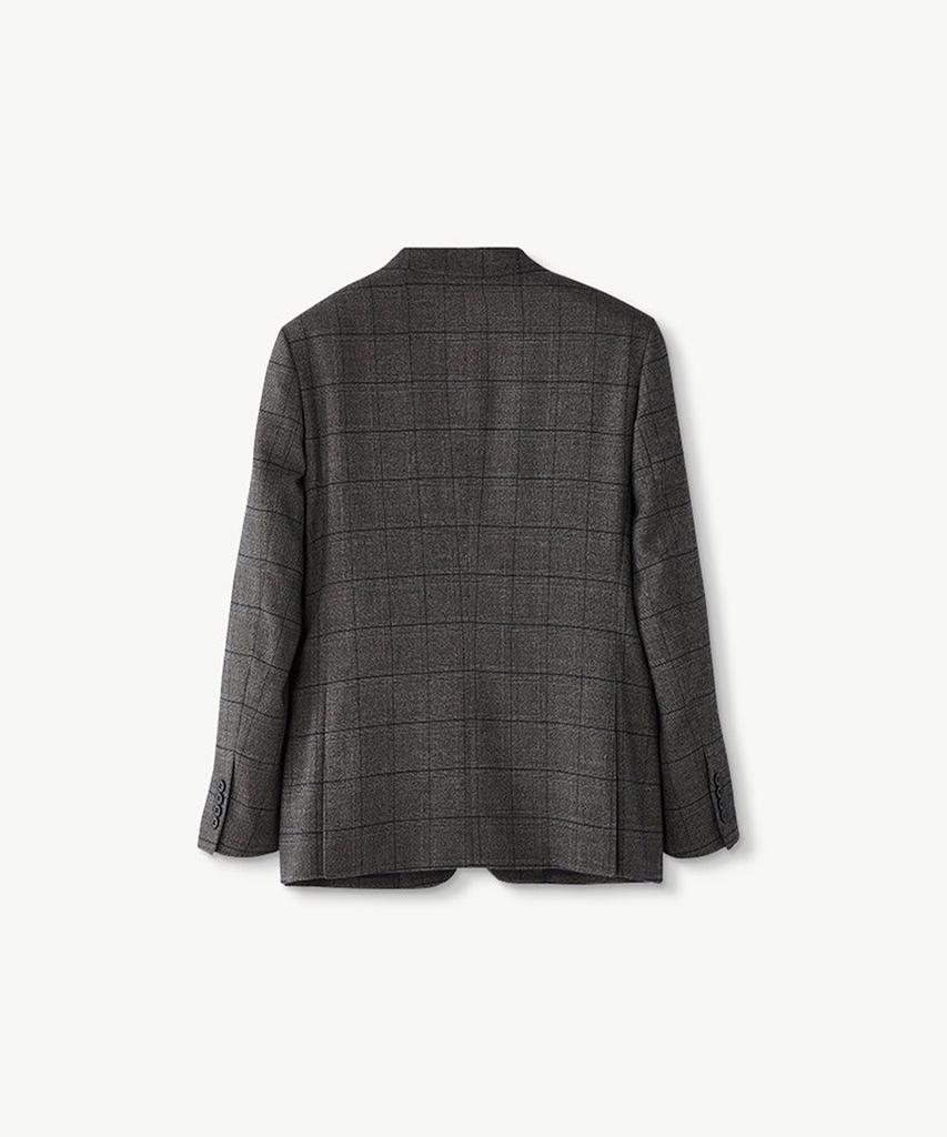 STCO Soft Touch Glen Check Pattern Formal Jacket Grey (Classic)_Ssjud51Ccg