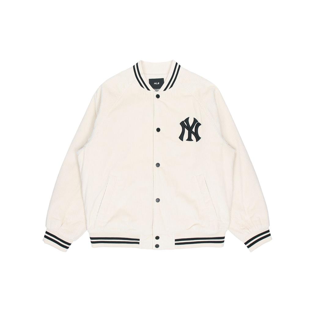 MLB Baseball Jacket Unisex Cream 3AJP02016-50CRS