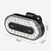 Waterproof Bike Tail Light Rainbow LED Rear Taillight Bright Light Skateboard Light  Safety Warning