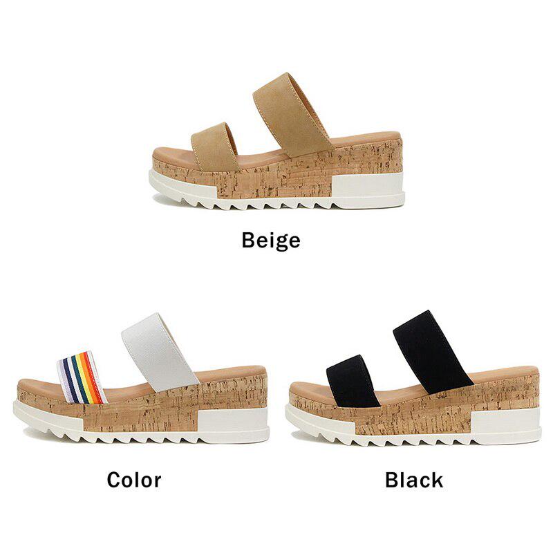 VANESSA CORK FLORES SANDALIA CUÑA PANAMA JACK