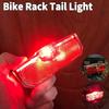 1-3pcs Bicycle Taillight Bike Rear Reflector Taillight Waterproof  LED Cycling Bike Warning Light Battery Powered Safety Warning