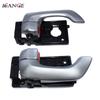 4 Pcs For Kia Optima Magentis 2.4L 2.7L 2006 2007 2008 2009 2010 Black / Silver Interior Car Door Handle Front Rear Left Right