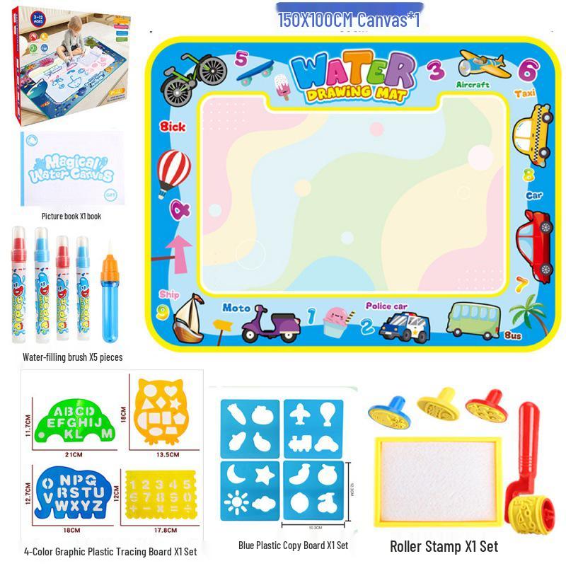 Ultra-Large Reusable Watercolor Canvas for Graffiti Painting and Water-Based Art