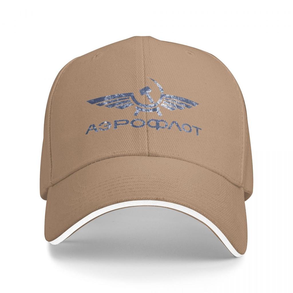 Aeroflot Aviation Russe Pilote Aerospace Aviateur Baseball Caps Snapback Baseball Hats Breathable Casual Casquette for Unisex