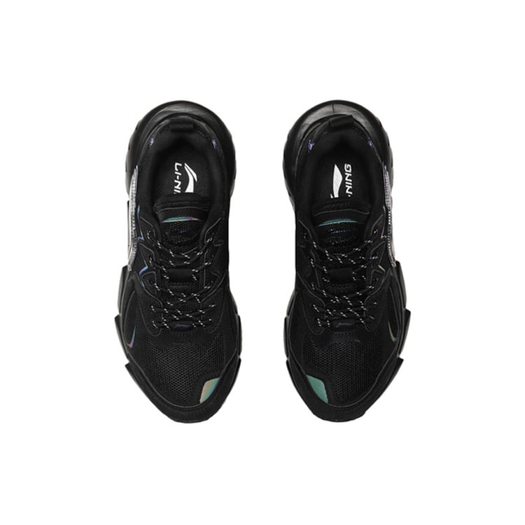Li Ning Omen Textil, Synthetikleder, Spaltleder Abriebfest Atmungsaktiv Niedrig geschnitten Sport Freizeit Schuhe Herren ARLQ035-4