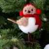 3 Pcs/Set Cute Christmas Robins Bird Christmas Tree Decor Crafts Fake Foam Birds Home New Year Decor Ornaments