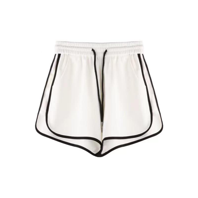 Women's Korean-Style High Waist Wide-Leg Yoga Shorts