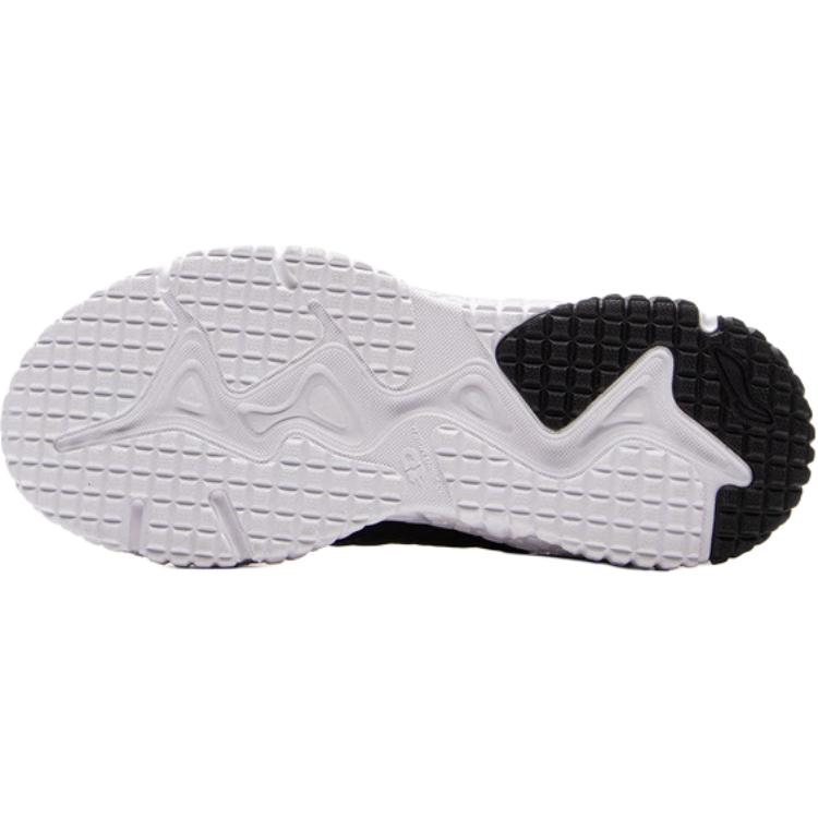 Li Ning Kids Comfortable Versatile Non-Slip Low-Top Casual Shoes Kids Sneaker Black YKCU230-1