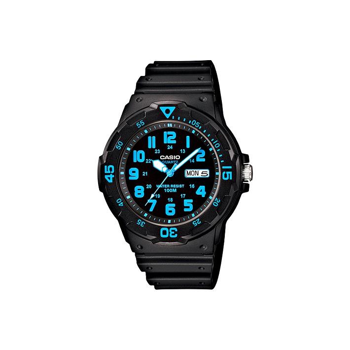 CASIO Men YOUTH Black Watch MRW-200H-2B MRW-200H-2B Black/Blue Dial