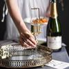 Kristall Guld Champagneglas Set Lyxig Ins Stil Gåva för Hem Hotel Kreativ Barutrustning