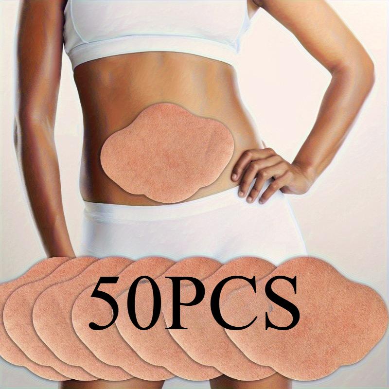50PCS Pure Hot Abdominal Patch, Nonwoven Fabric, Wormwood Health Patch Knee Cervical Spine Lumbar Spine Shoulder Heat Ginger Patch