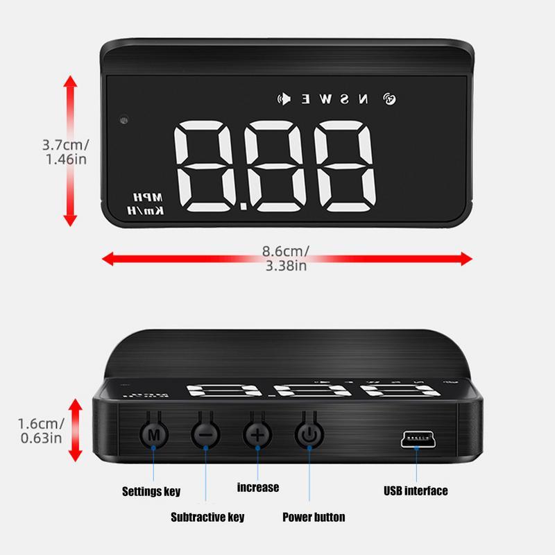 Holographic Car Speedometer Windshield Speed Projector Windshield Speed Projector Gps For Car Heads Up Display Hud Car