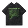Gewaschen Vintage Typ O Negativ Grafik T-Shirts Herren Damen Retro Rock Metal Gothic T-Shirt Mann Locker Oversized T-Shirt Streetwear