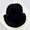 And Women Fast Drying Color Contrast Vintage Baseball Caps Sun Protection Polar Fleece-Lined Heat Retaining Outdoor Use Bomber Caps All-Match