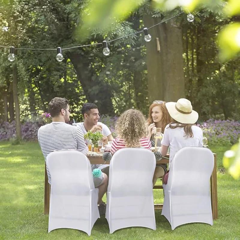10-1PC Wedding Chair Covers Spandex Stretch Slipcover Restaurant Banquet Hotel Dining Party Celebration Universal Chair Cover