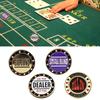 Kovové žetony do pokeru Puky pro dealery Žetony Ochrana na karty Pokerová karta Kovová mince Pokerový dárek pro ženy, muže